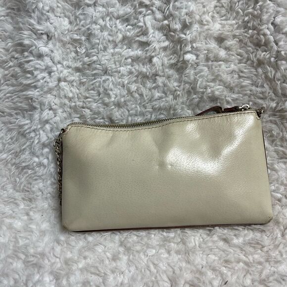 Kate Spade New York Leather Beige Chain-Link small Shoulder Bag - Picture 4 of 12